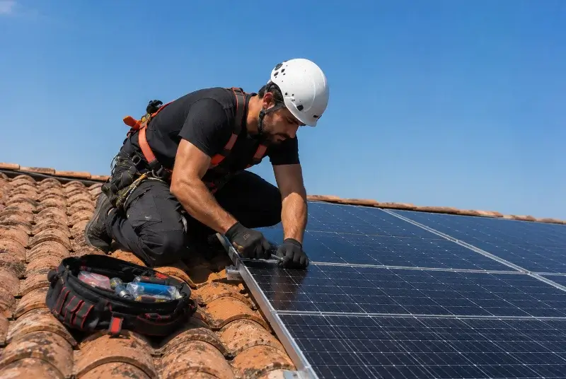 Maintenance et monitoring de panneaux solaires à Donzère