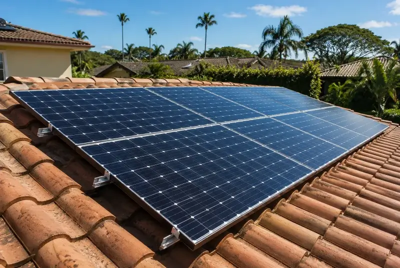 Installation de panneaux solaires à Donzère